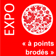« à points brodés »