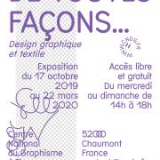 De toutes façons… Design graphique et textile