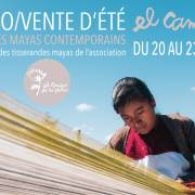Expo vente de textiles mayas contemporains