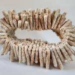 Pétales de porcelaine et ramures d'argile (F)