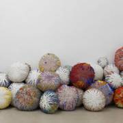 Sheila Hicks, “Between a rock and a hard place”