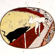 Les Tauromachies de Claude Viallat